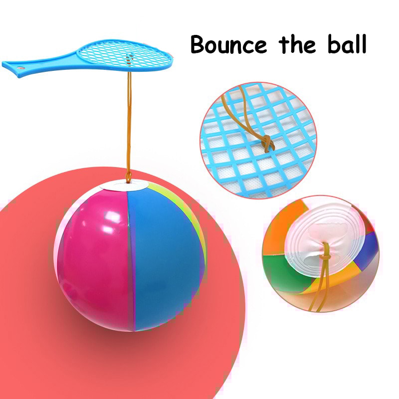 Interactive Bouncing Ball Toy Set Fun Stress Relief For Kids Colorful Inflatable Balloons For Outd 1