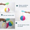 Interactive Bouncing Ball Toy Set Fun Stress Relief For Kids Colorful Inflatable Balloons For Outd 3