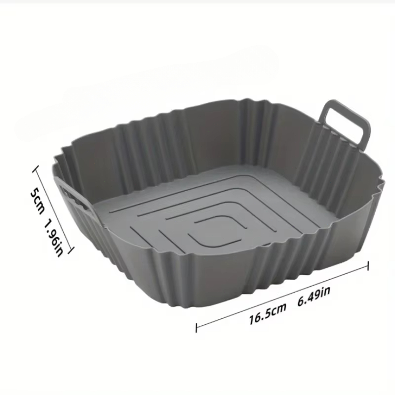 Silicone Air Fryer Liner – Reusable Basket for Baking, Pizza, Chicken, and More