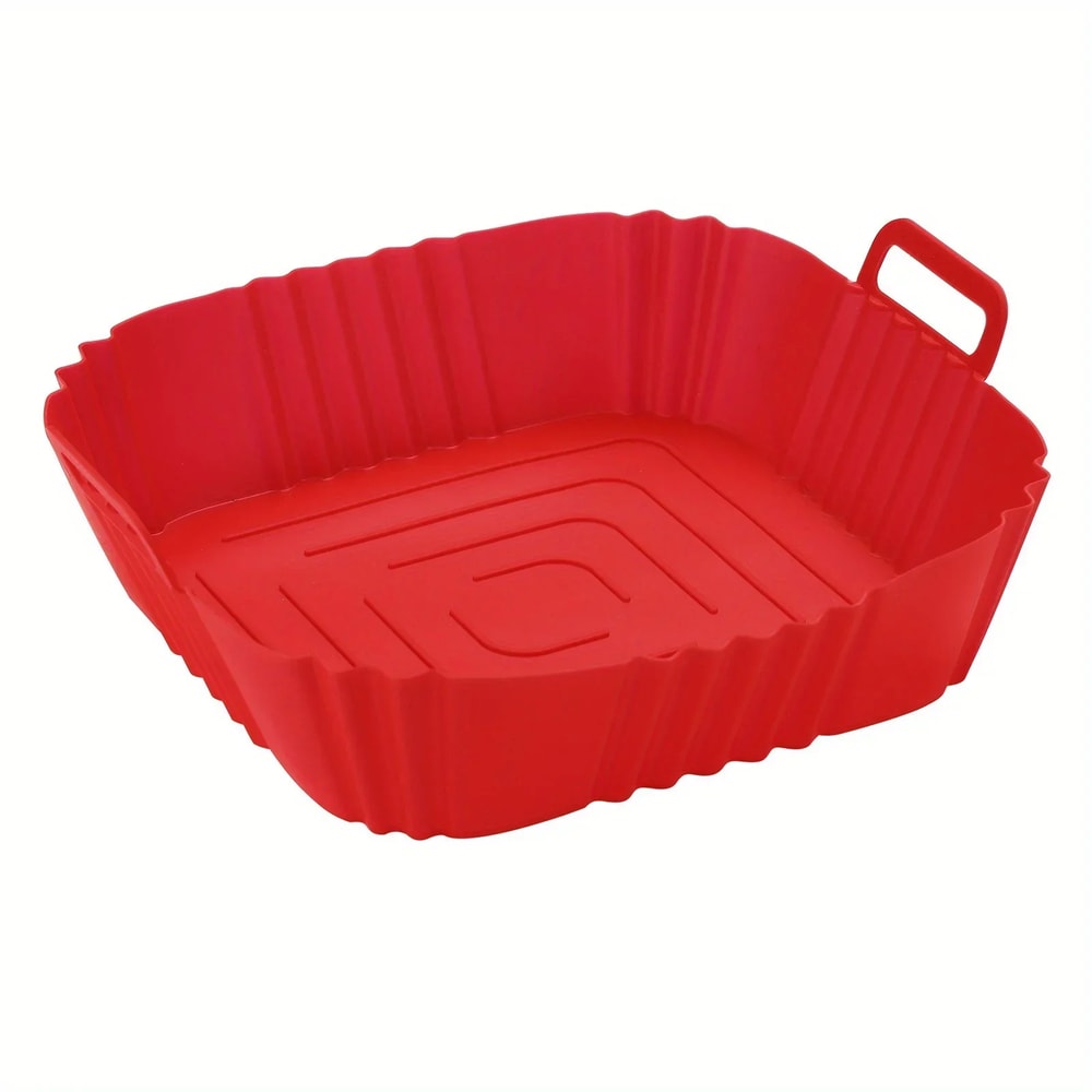 Silicone Air Fryer Liner – Reusable Basket for Baking, Pizza, Chicken, and More