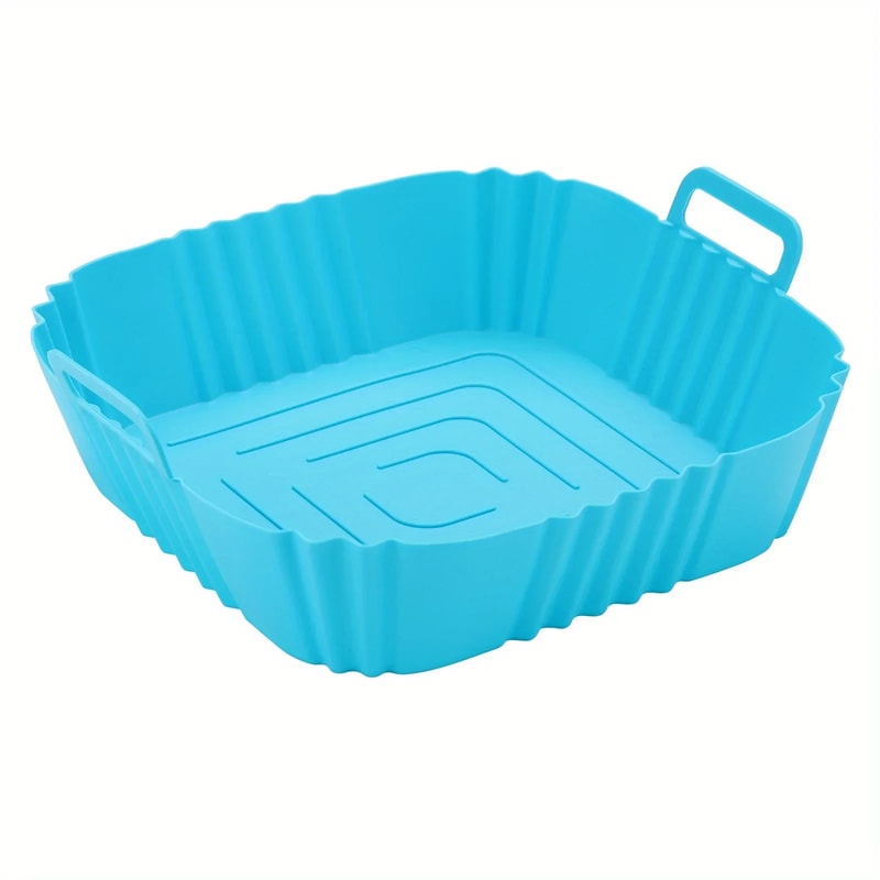 Silicone Air Fryer Liner – Reusable Basket for Baking, Pizza, Chicken, and More
