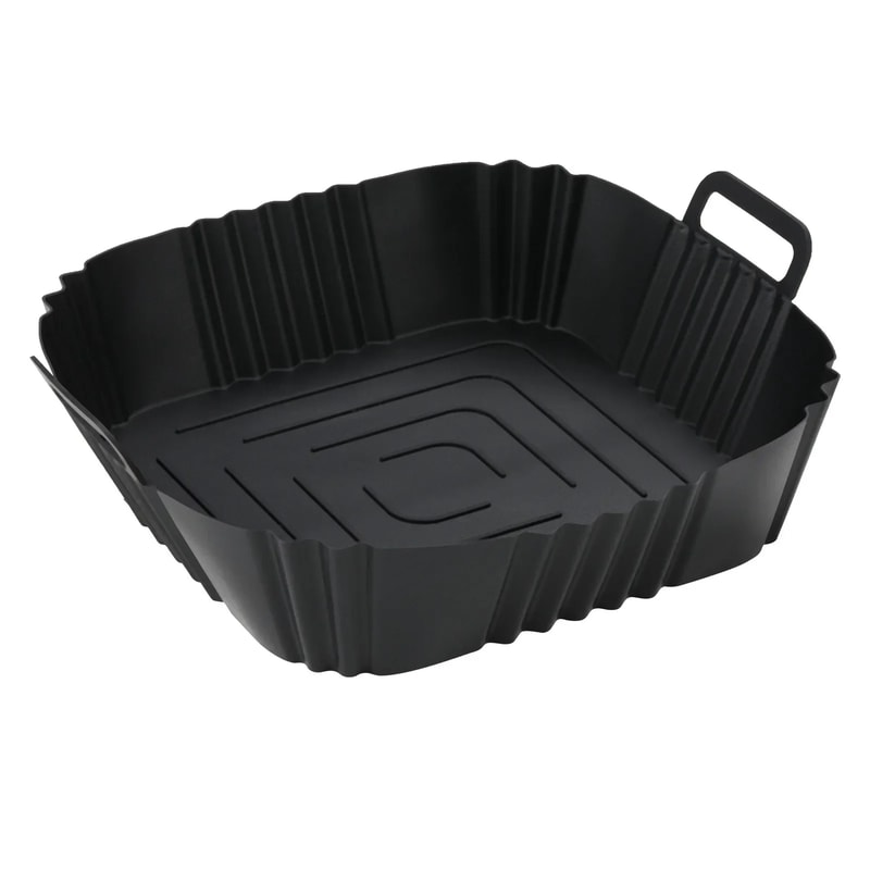 Silicone Air Fryer Liner – Reusable Basket for Baking, Pizza, Chicken, and More