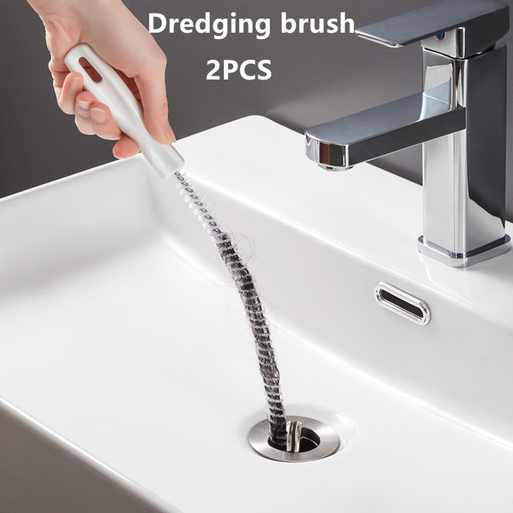 Flexible Pipe Dredging Brush Effective Hair Clog Remover For Bathroom Kitchen Sewer Pipes 0