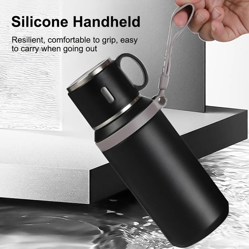 Stainless Steel Travel Mug LeakProof Thermal Coffee Tea Mug For Office Use 2