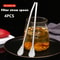 Reusable Stainless Steel Drinking Straw Spoon With Brush Detachable Tea Filter For Drinks Bar And