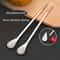 Reusable Stainless Steel Drinking Straw Spoon With Brush Detachable Tea Filter For Drinks Bar And