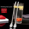 Reusable Stainless Steel Drinking Straw Spoon With Brush Detachable Tea Filter For Drinks Bar And