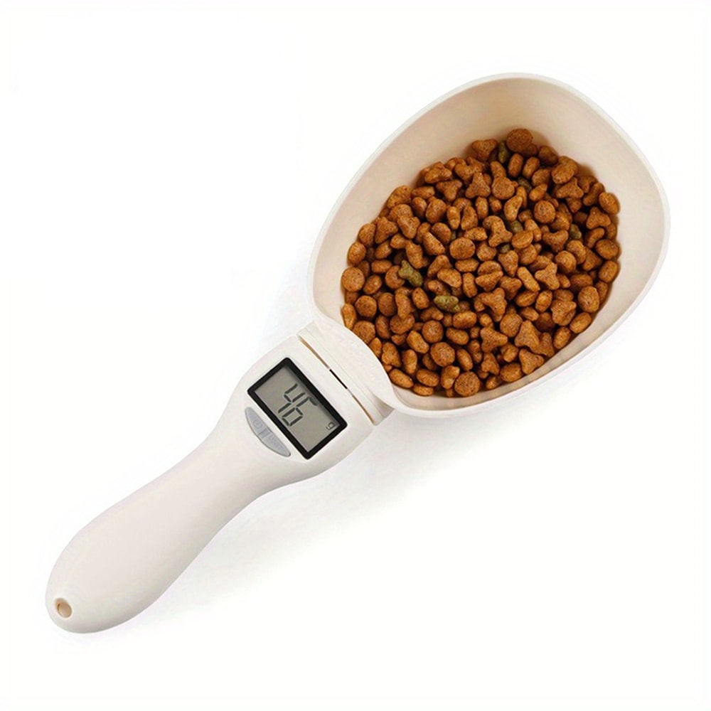 Digital Food Measuring Spoon Scale for Pet Food & Flour – Ideal for Cats, Dogs, and Home Cooking