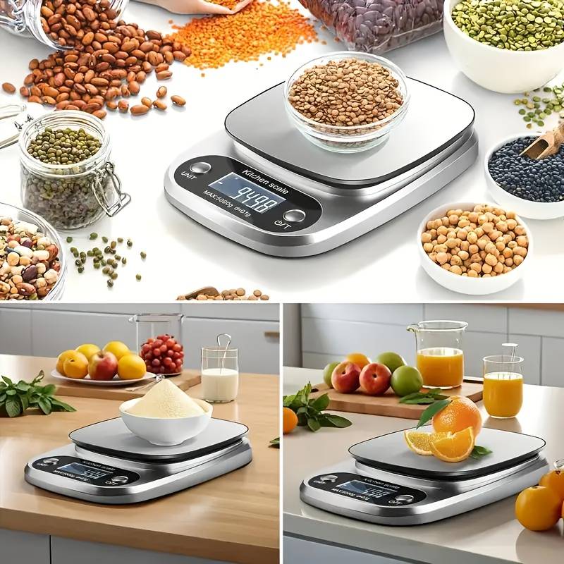 High Precision Kitchen Scale with LCD Display – Multifunctional Gram Scale for Jewelry, Food, and Baking