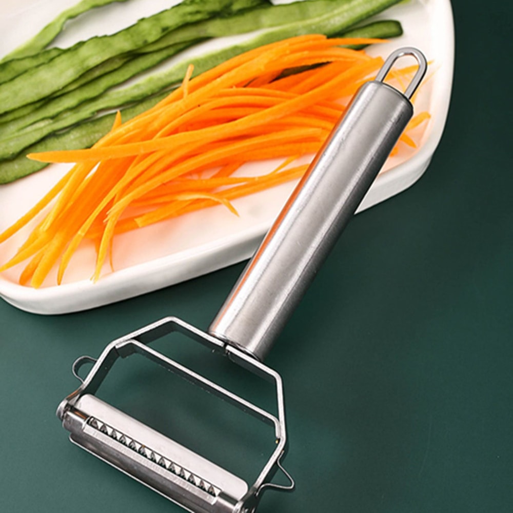 Stainless Steel Vegetable Peeler With DoubleHead Design For MultiFunction Kitchen Use 2