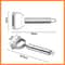 Stainless Steel Vegetable Peeler With DoubleHead Design For MultiFunction Kitchen Use 5