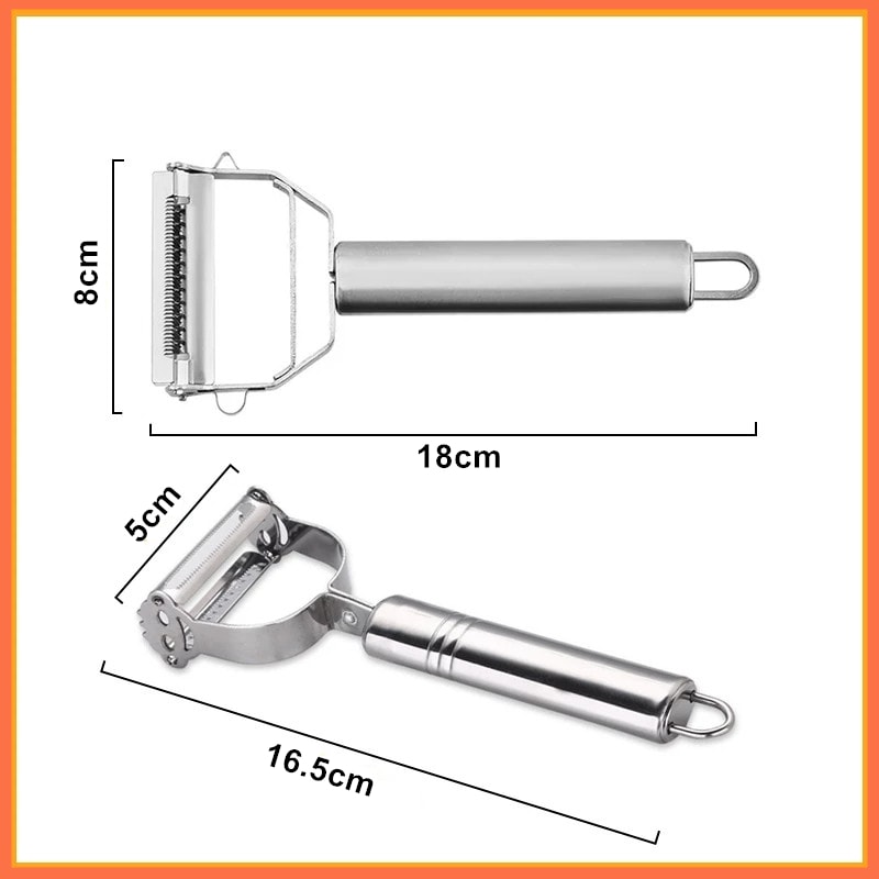 Stainless Steel Vegetable Peeler With DoubleHead Design For MultiFunction Kitchen Use 5
