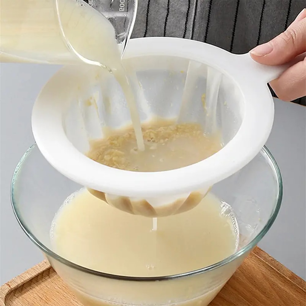 Reusable Nylon Nut Milk Bag Multipurpose Soy Milk Filter Bag Tea Coffee Oil Yogurt Strainer 0