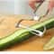 Stainless Steel Vegetable And Fruit Peeler With Wide Mouth For Efficient Slicing And Grating 1