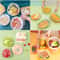 100PCS Disposable Food Cover Plastic Wrap Kithchen Refrigerator Fruit Food Stretch Protection Flim 1