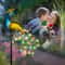 Solar Peacock Stake Light Elegant Iron Art Outdoor Decor With Warm White Multicolor Weatherproof 4