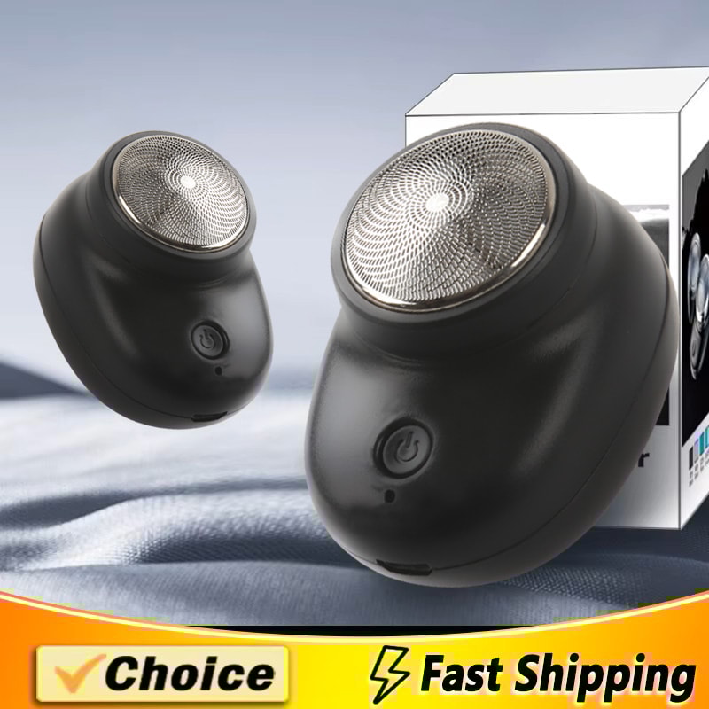 Upgraded Portable Men's Razor – Wet and Dry Washable USB Rechargeable Hair Trimmer with Fast Charging & Digital Display