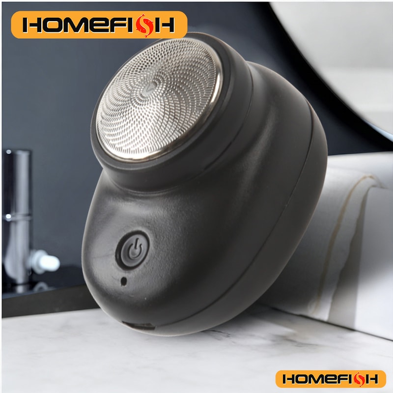 Upgraded Portable Men's Razor – Wet and Dry Washable USB Rechargeable Hair Trimmer with Fast Charging & Digital Display