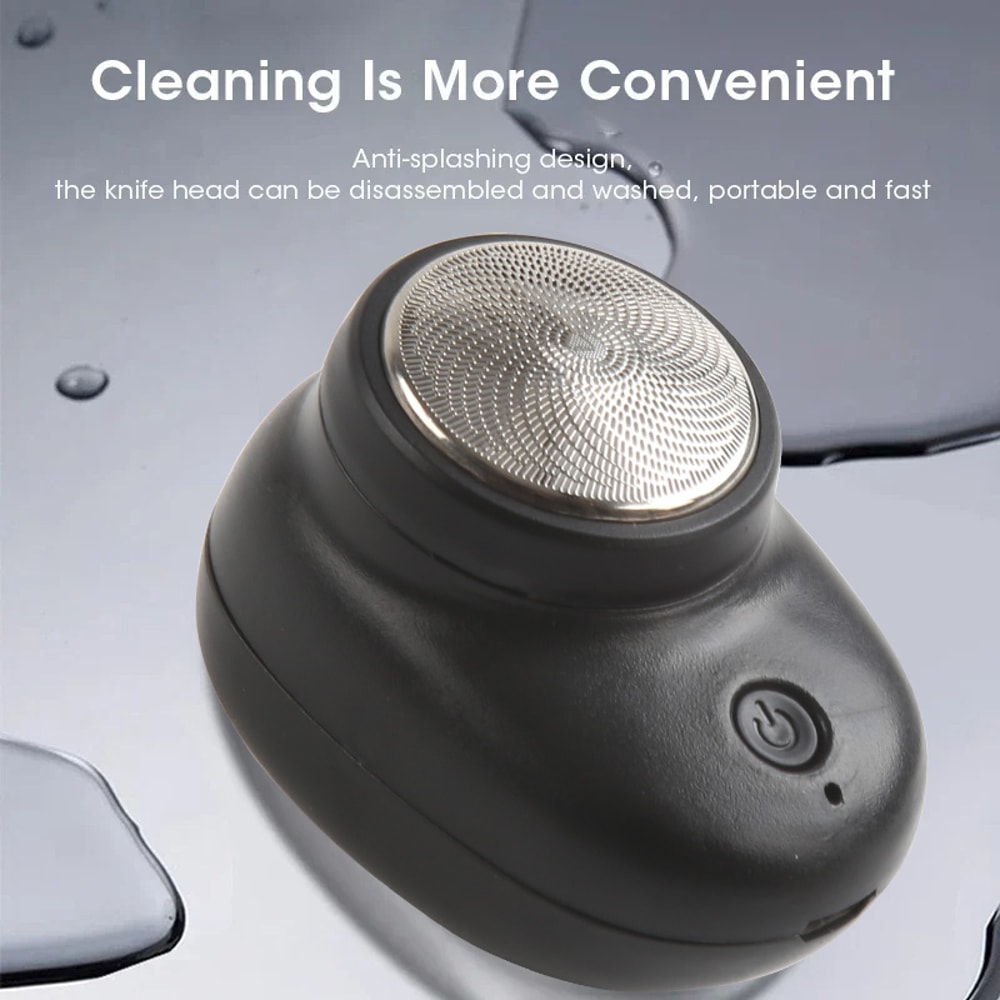 Upgraded Portable Men's Razor – Wet and Dry Washable USB Rechargeable Hair Trimmer with Fast Charging & Digital Display