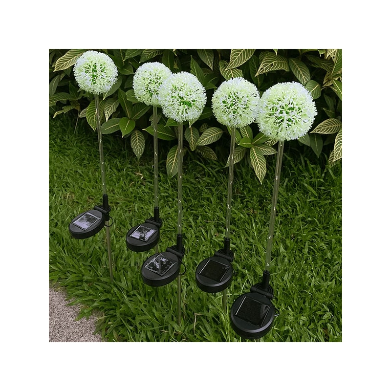 Solar LED Dandelion Garden Light –Outdoor Ground Mounted Light for Courtyards, Gardens & Landscape Decor