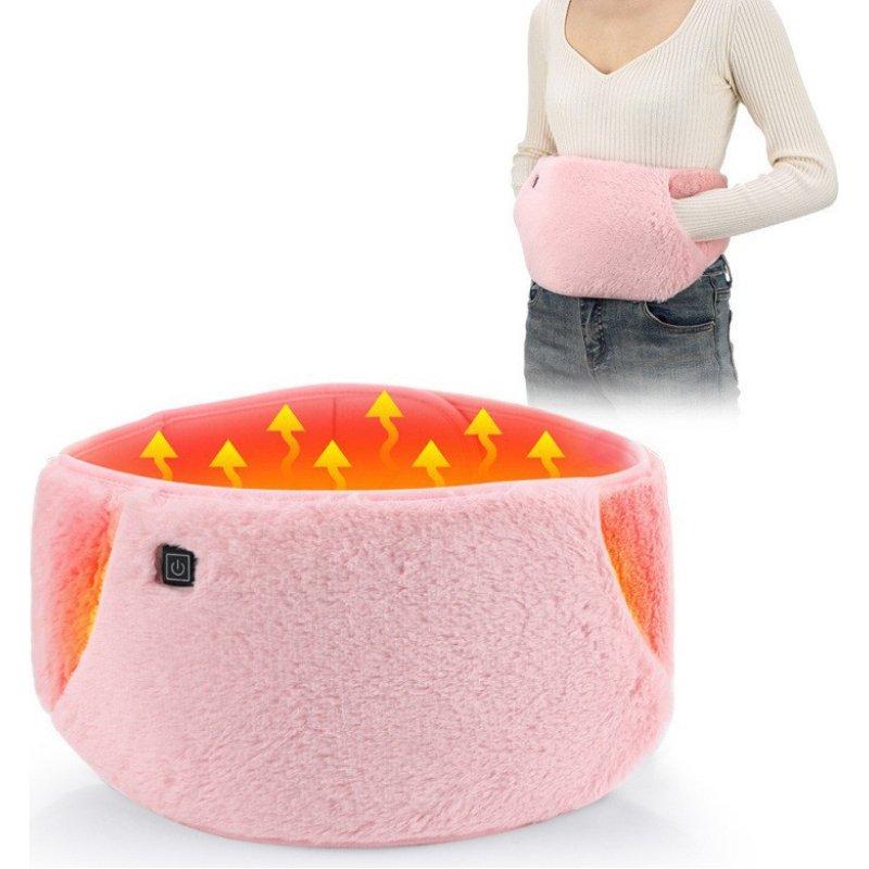 Electric Heating Uterine Belt - Levels Temperature Control USB Rechargeable Hand Waist Warmer for Menstrual Pain
