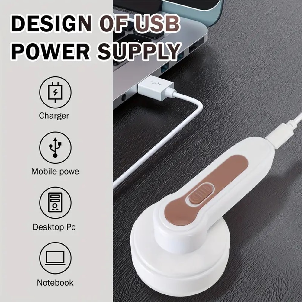 Rechargeable Electric Hair Remover & Portable Shaver for Clothing, Furniture, and Carpets