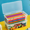 Transparent Plastic Pencil Boxes – Large Capacity Storage Organizers for Oil Pastels and Crayons