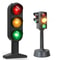 Traffic Light Simulation Lamp - Acrylic Toy Road Sign with Base, Safety Traffic Light for Home & Transportation Ornament