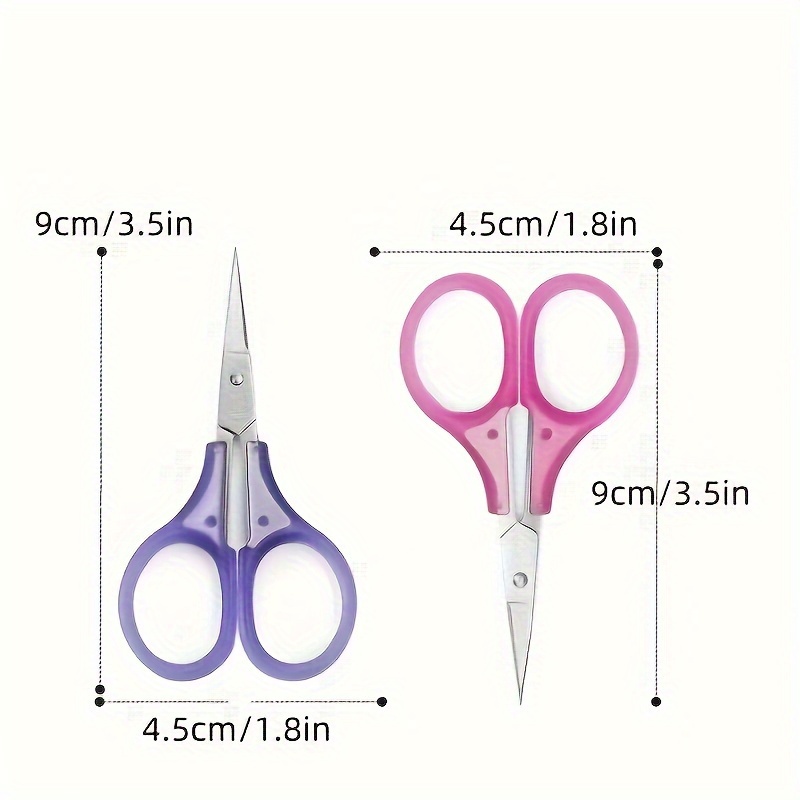 Mini Craft Scissors Set - Precision Detail Cutters for Paper, Scrapbooking, Beauty & Sewing Projects