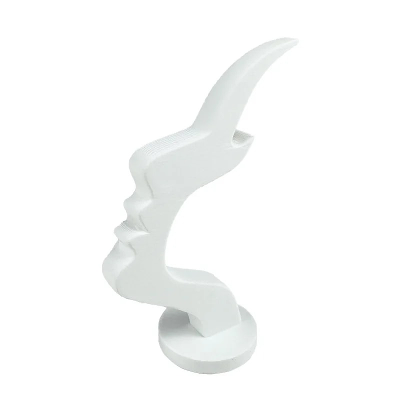 Minimalist Acrylic Glasses Display Stand - Modern Side Face Glasses Holder for Desk or Bedside Table