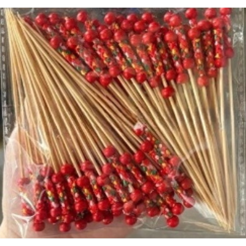 Eco-Friendly Bamboo Cocktail Forks – Perfect for Parties, Desserts, and Banquets