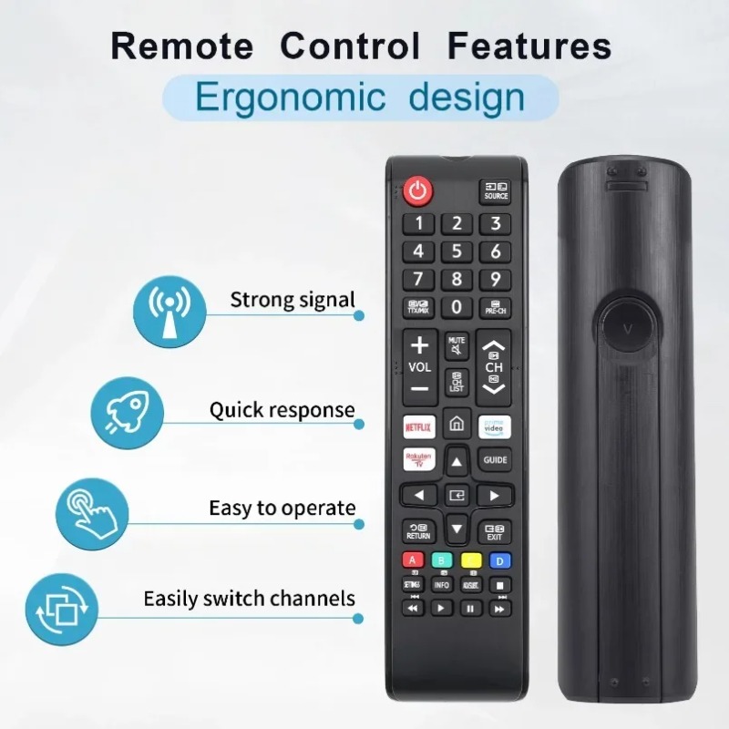 Universal Remote Control For Samsung Smart TV Replacement For UHD QLED LED Models With Hulu Netfli 1