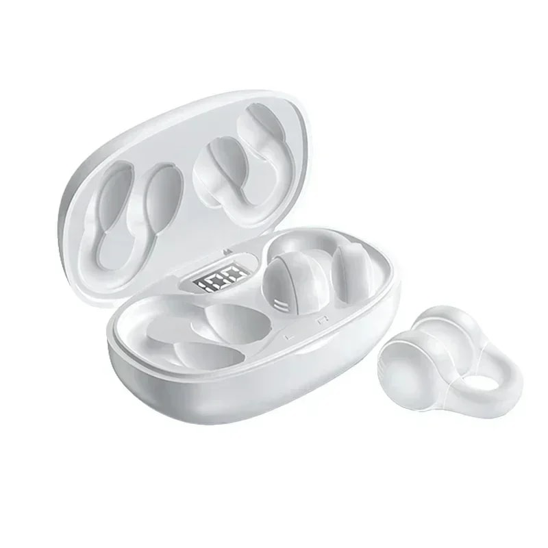 Wireless Bone Conduction Headphones Bluetooth Earphones With Mic Waterproof Sports Earbuds Transpa 7