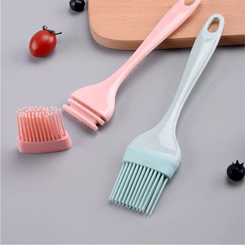 NonStick Silicone Cake Scraper And Pastry Mold Brush Essential Baking Tool For Smooth Cream Spread 3