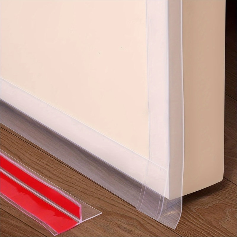 Clear T Shape Weather Stripping for Doors and Windows Transparent Draft and Sound Seal