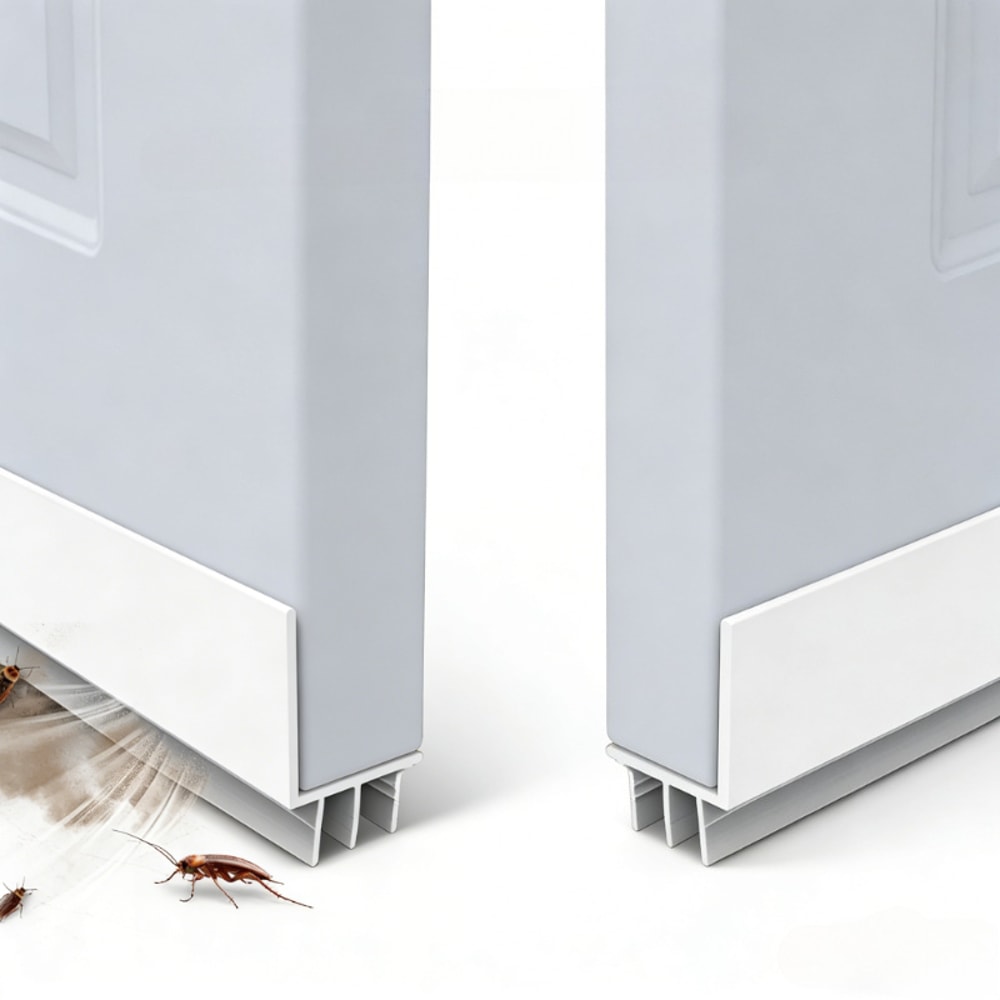 Transparent Adhesive Door Bottom Seal Strip Windproof Soundproof Weather Stripping for Home