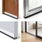 Transparent Adhesive Door Bottom Seal Strip Windproof Soundproof Weather Stripping for Home