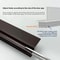 Transparent Adhesive Door Bottom Seal Strip Windproof Soundproof Weather Stripping for Home