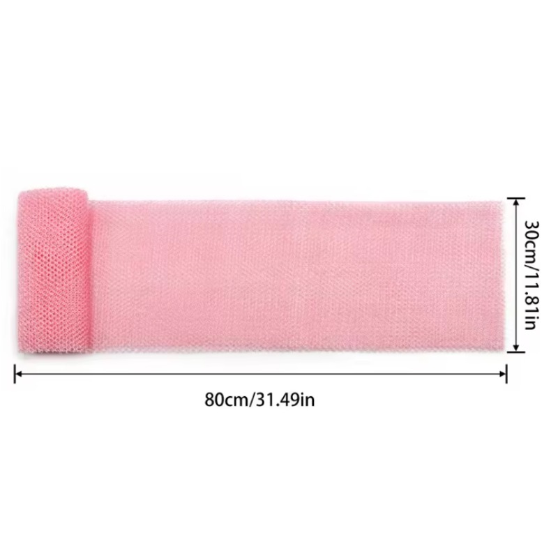 Easy Foaming Exfoliating Back Scrubber Net Sponge For Smooth Skin Shower Care 3