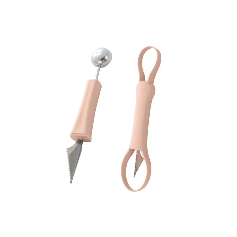 Stainless Steel Fruit Carving Knife and Watermelon Slicer Scoop