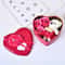 Romantic Soap Rose Bouquet in Heart Shaped Gift Box for Valentines and Anniversary
