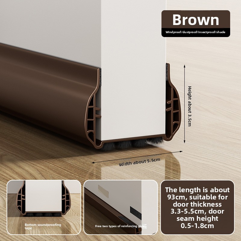 Self Adhesive Door Bottom Seal Strip Soundproof Windproof Mouse Proof Gap Filler 5