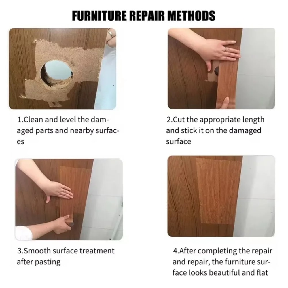 Waterproof Wood Grain Adhesive Tape for Floor and Wall Repair