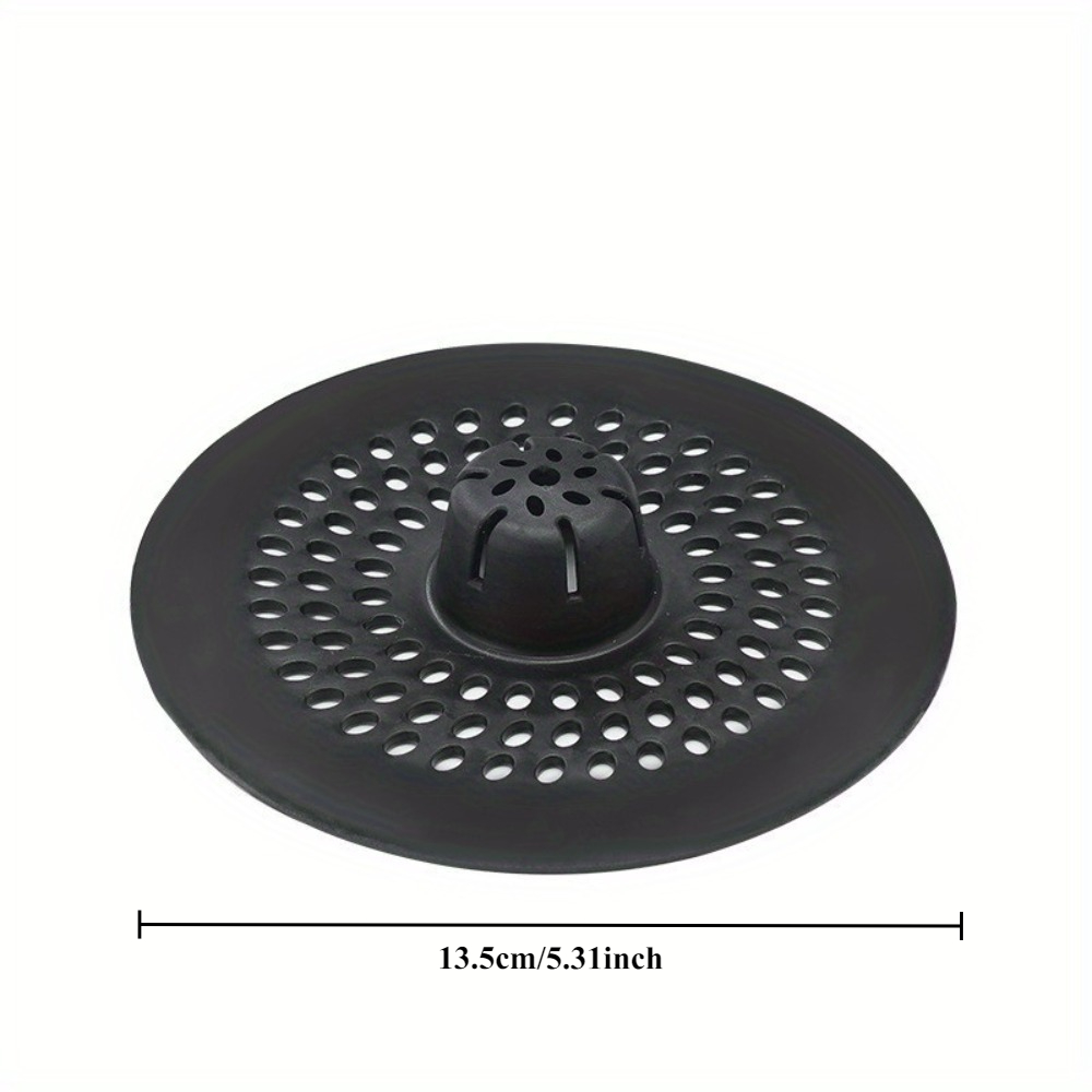 Multifunctional Silicone Drain Strainer for Bathroom Shower Hair Catcher