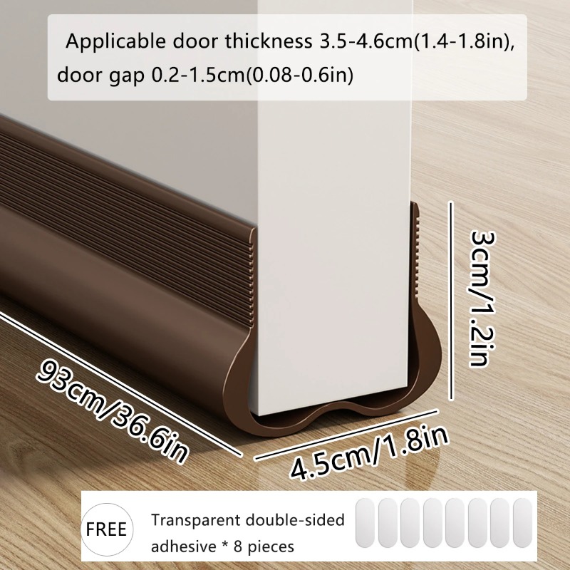 Adjustable Self Adhesive Door Seals – Soundproof & Windproof Home Protection