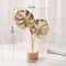 Golden Ginkgo Leaf Metal Figurine Desktop Sculpture For Home Decor 7