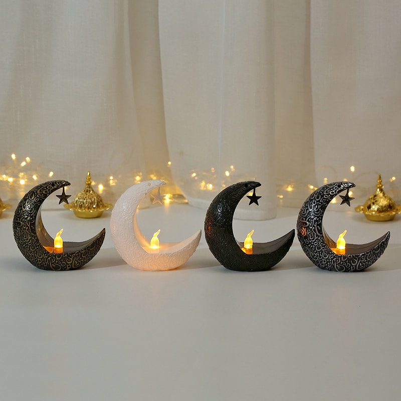 Ramadan LED Star Moon Lamp Islamic Home Decor For Eid Ramadan Celebration 3