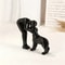 Abstract Human and Pet Figurines for Home and Office Decor