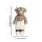Whimsical Highland Cow Bathrobe Figurine for Home Desktop Decoration