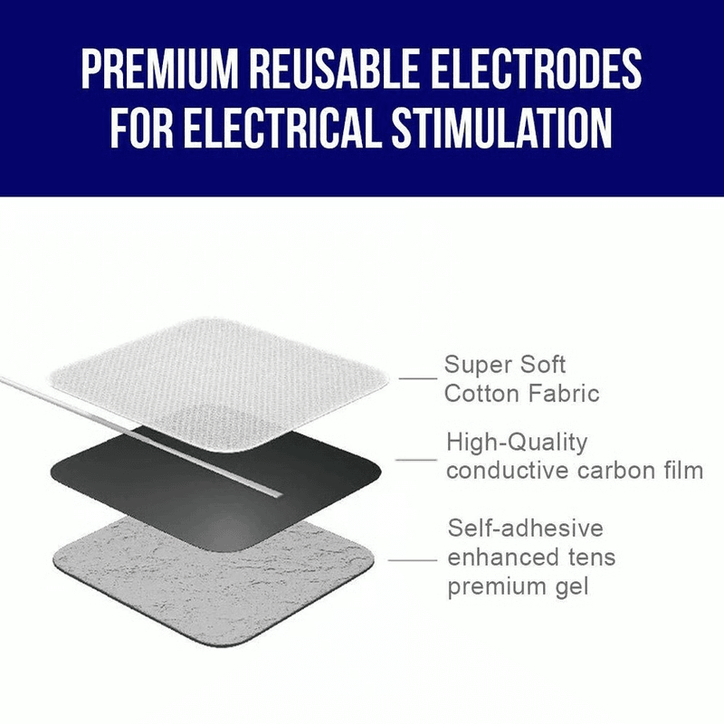 Electrode Pads EMS Replacement For Unit 7000 3000 Muscle Stimulator 1